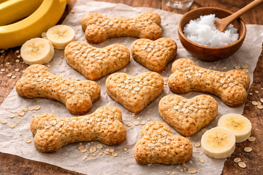 Banana And Coconut Oil Dog Treats