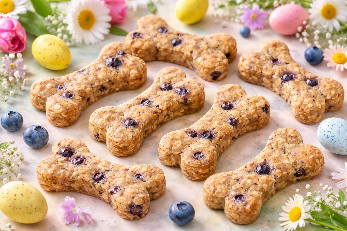 Blueberry Easter Dog Treats