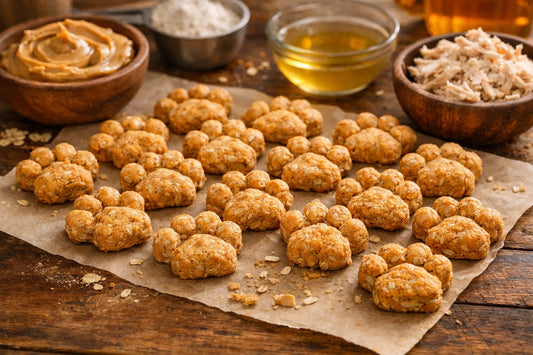 Peanut Butter And Chicken Dog Treats