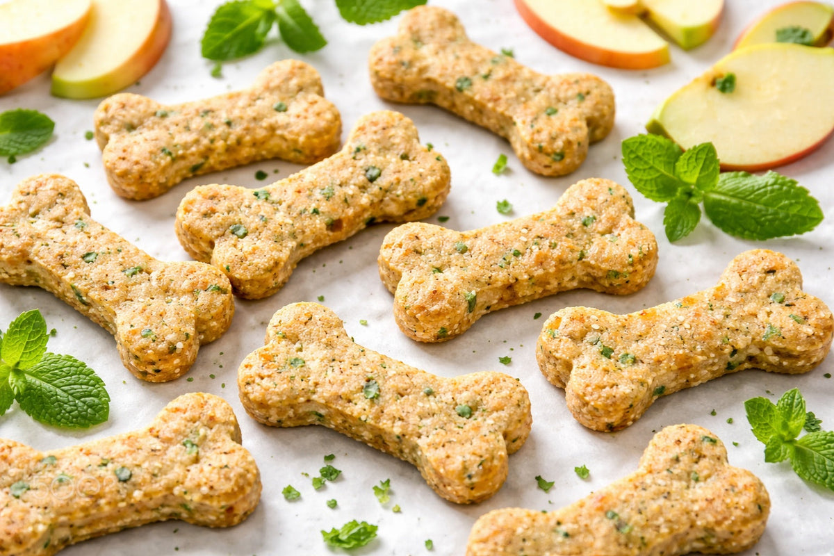 Apple Mint Dog Treats