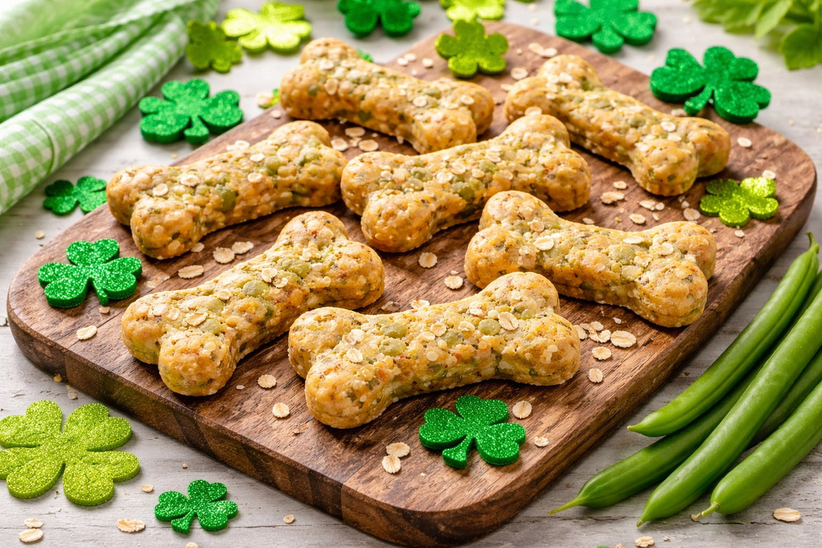 Crunchy Green Bean Dog Treats