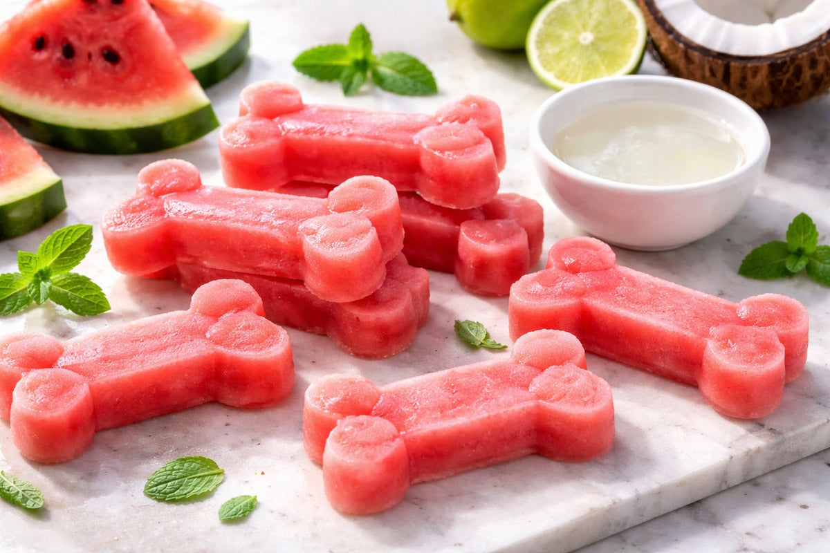 Watermelon And Coconut Water Dog Treats