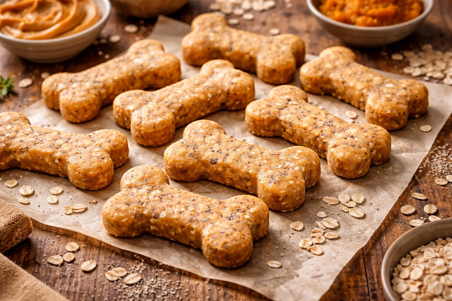 No-Bake Homemade Dog Treat Recipe