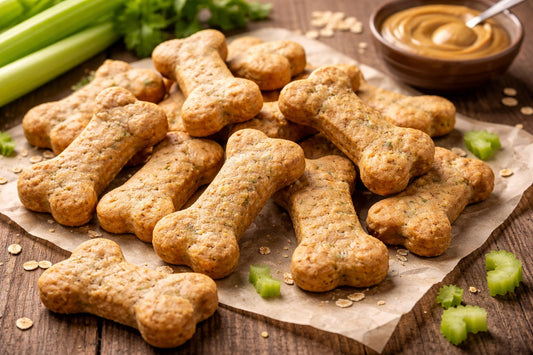Celery Peanut Butter Dog Treats