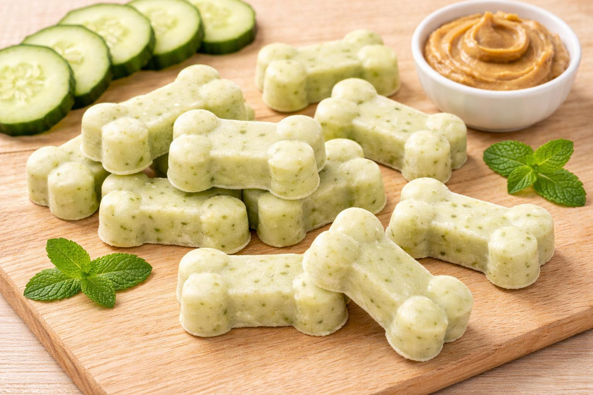 Cucumber Frozen Dog Treats