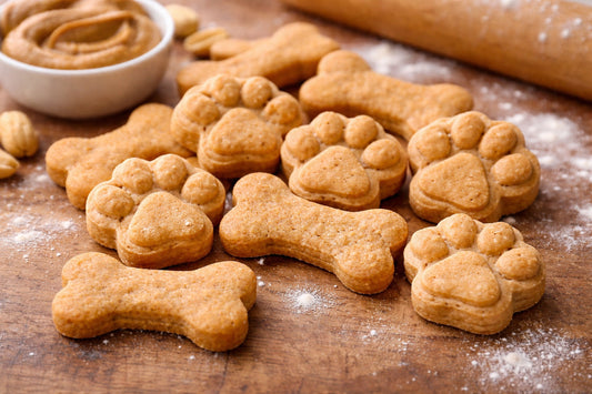 Peanut Butter Flour Egg Dog Treats
