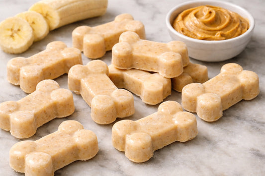 Easy Homemade Frozen Dog Treats With Peanut Butter