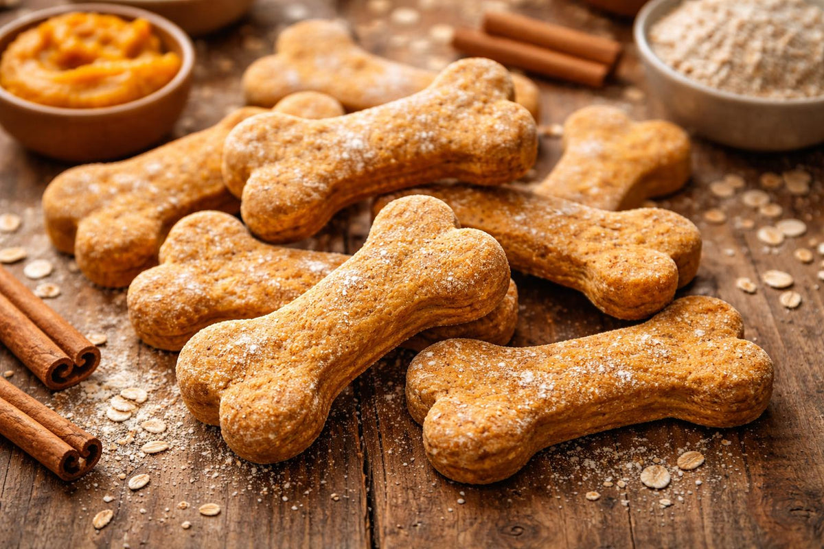 Easy Healthy Pumpkin Dog Treats