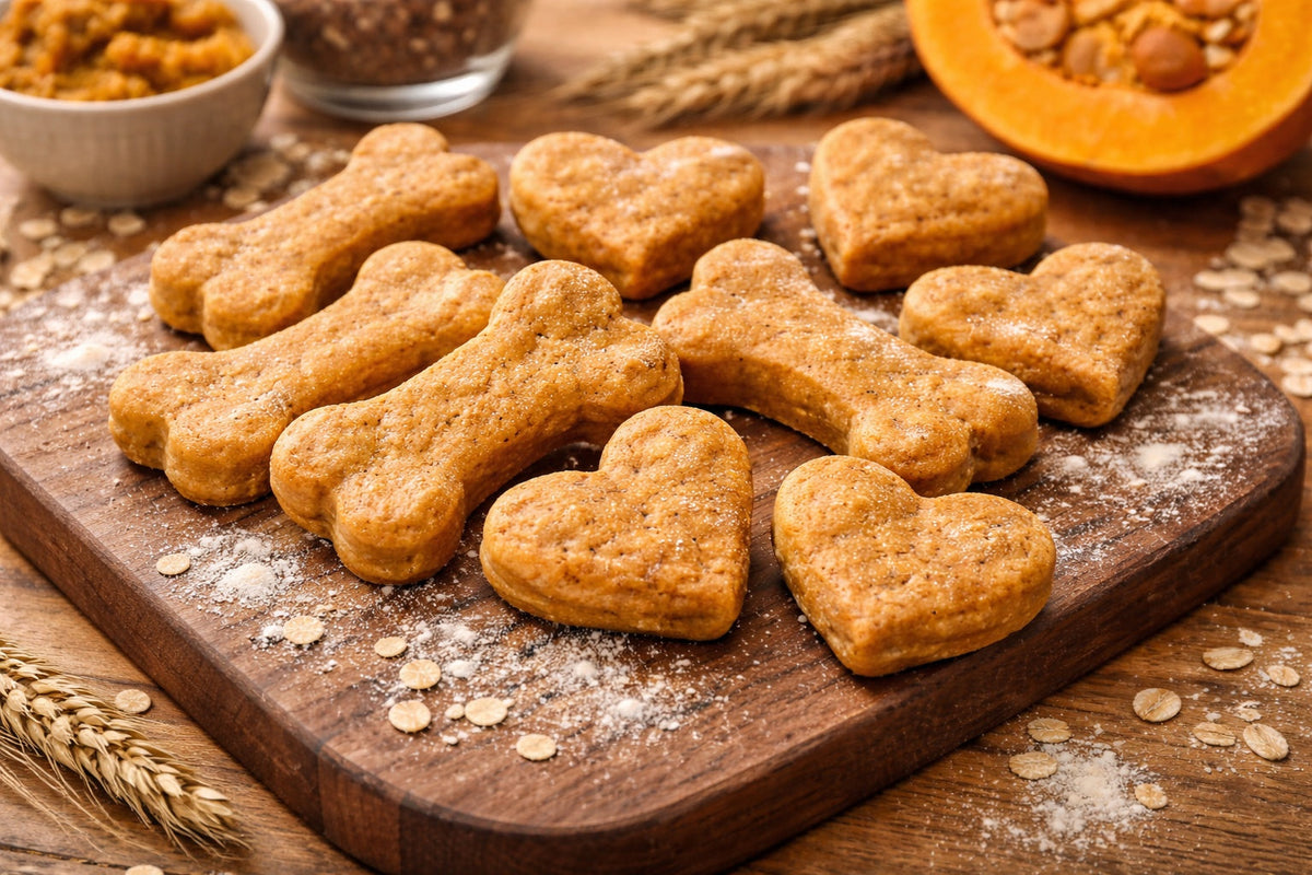 Baked Pumpkin Dog Treats