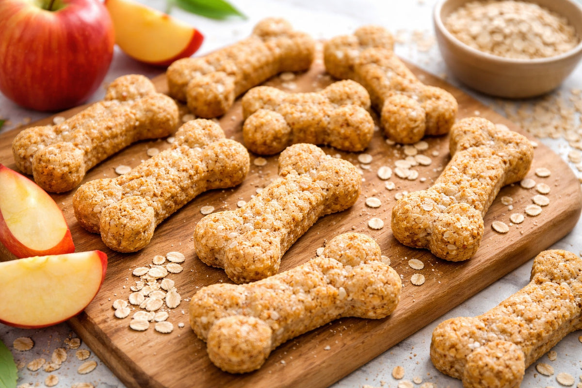 Apple Crisp Dog Treats