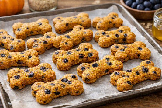 Pumpkin Blueberry Dog Treats