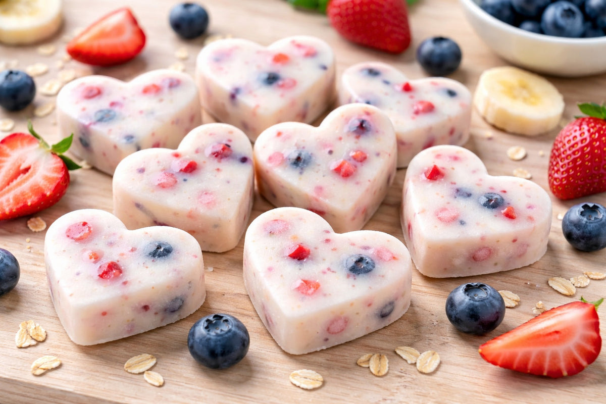 Greek Yogurt And Fruit Dog Treats