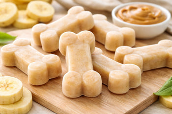 Homemade Frozen Dog Treats With Peanut Butter And Banana