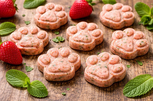 Strawberry And Mint Dog Treats