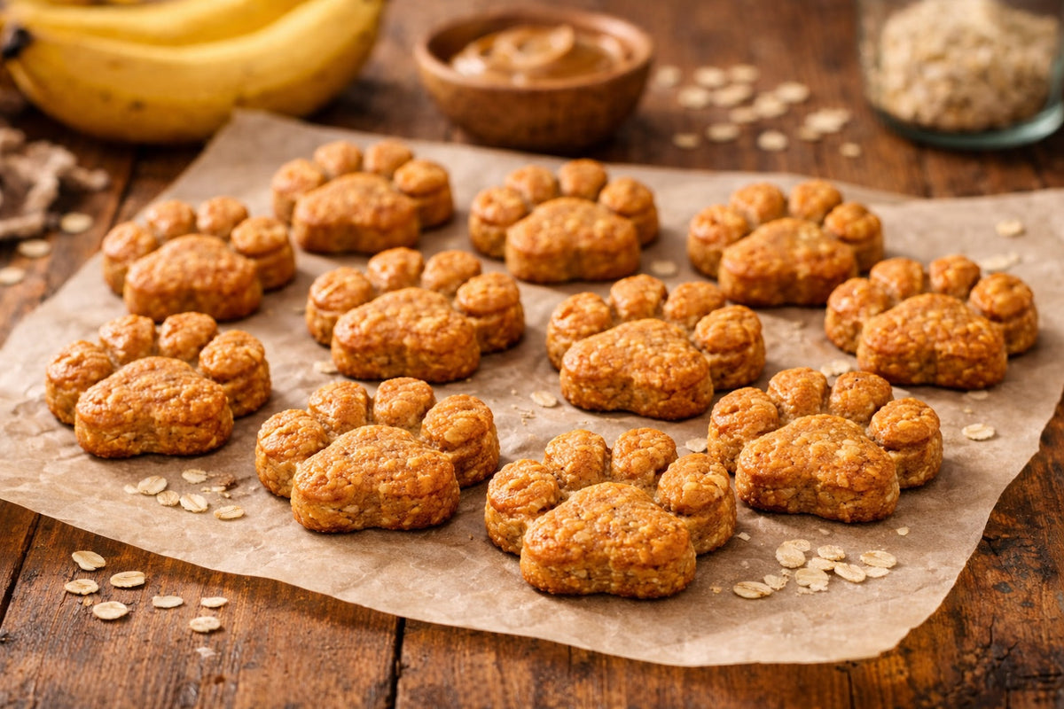 Homemade Banana Dog Treat Recipe