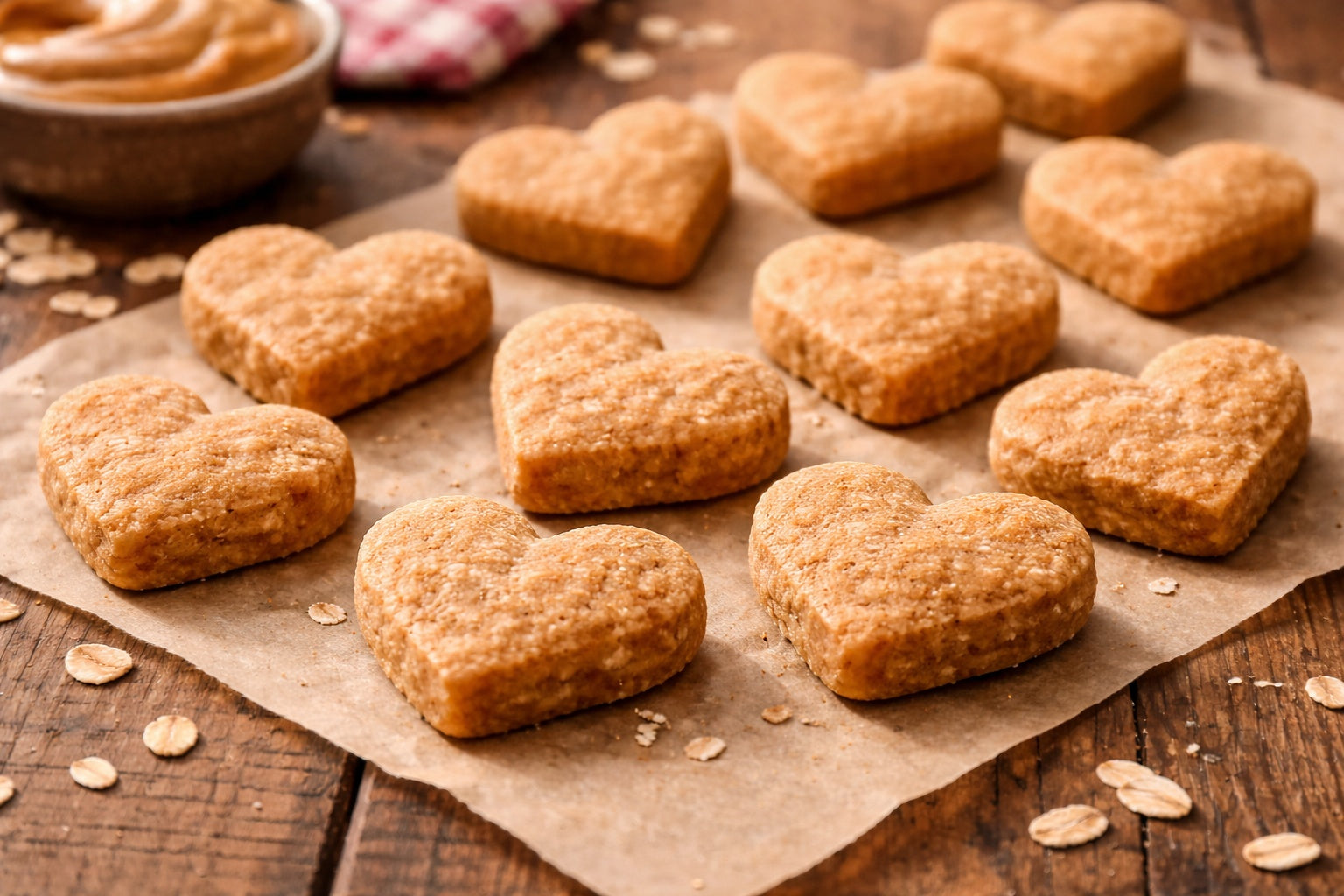 Easy Baked Homemade Dog Treat Recipe