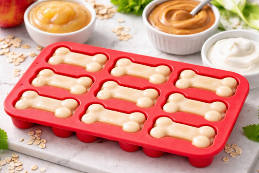 Applesauce Peanut Butter Yogurt Dog Treats