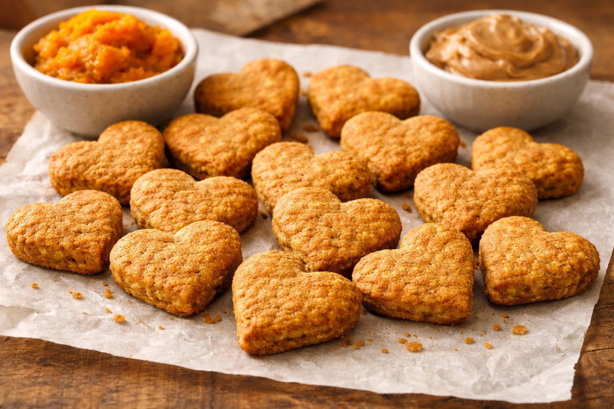 Air Fryer Pumpkin Dog Treats