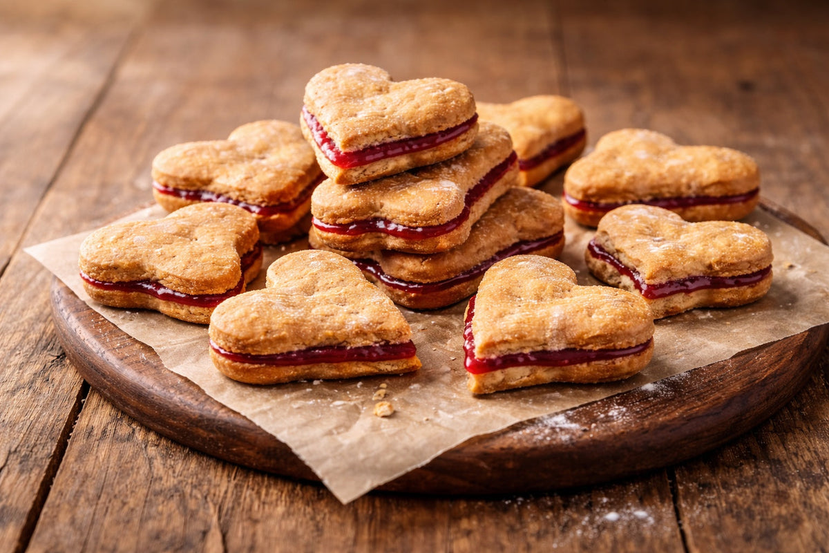 Peanut Butter And Jelly Dog Treats
