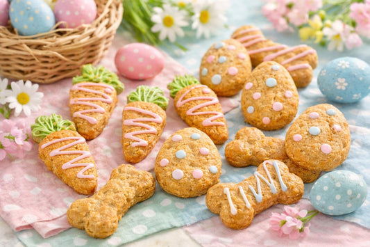 Peanut Butter Easter Dog Treats