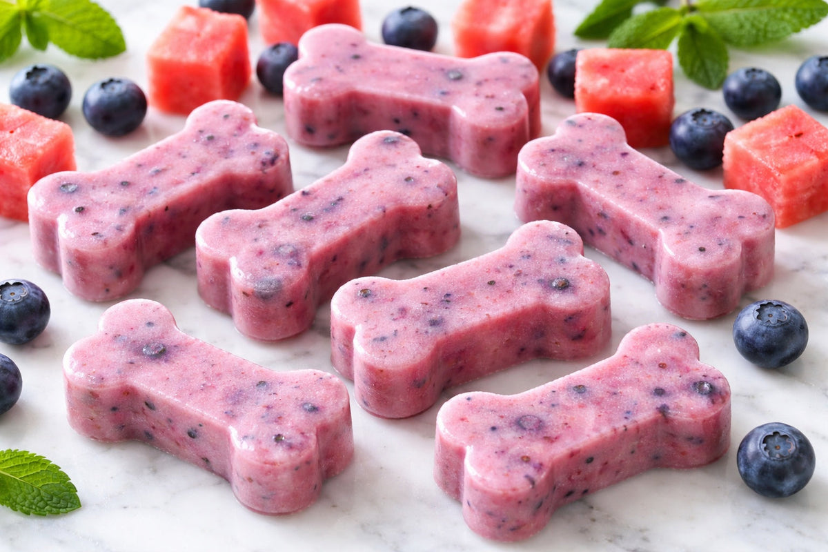 Watermelon Blueberry Dog Treats