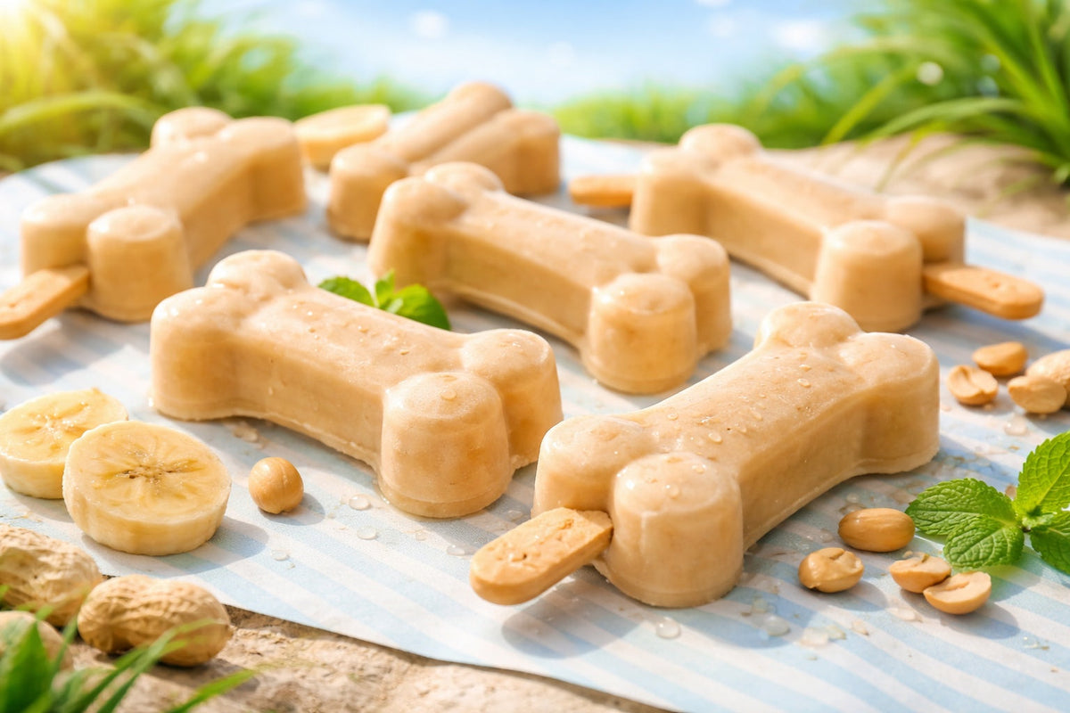 Dog Peanut Butter Popsicles