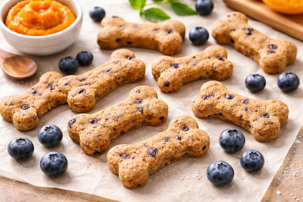 Blueberry And Pumpkin Dog Treats