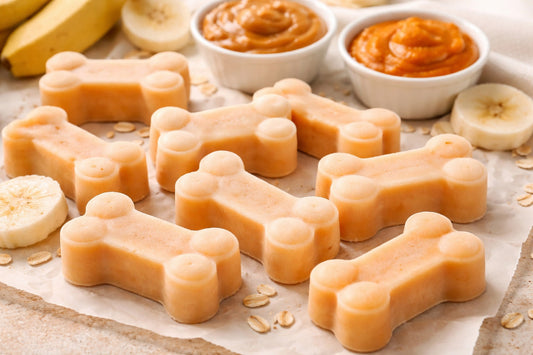 Homemade Puppy Popsicle Dog Treat Recipe