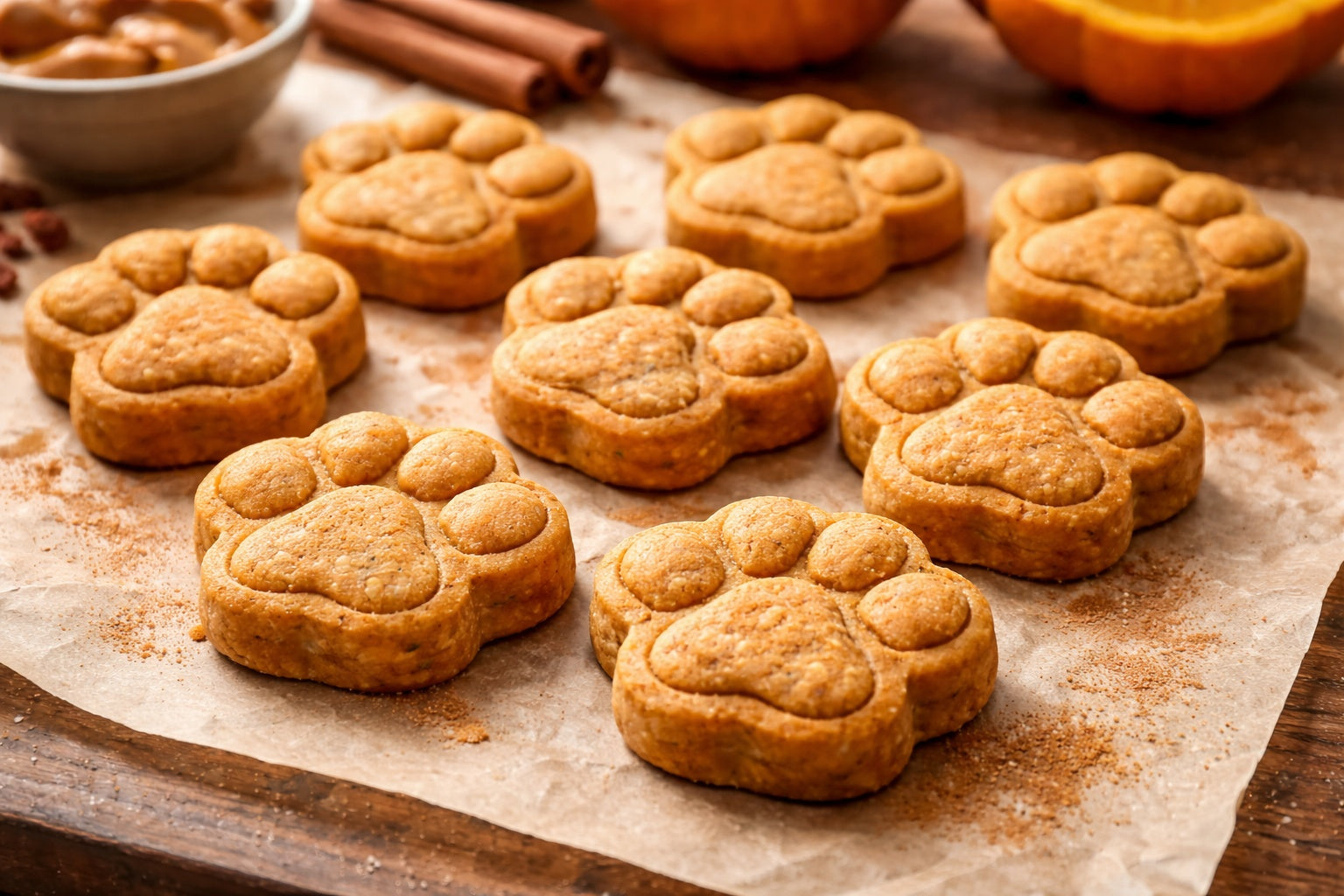 Homemade Pumpkin Peanut Butter Dog Treat Recipe