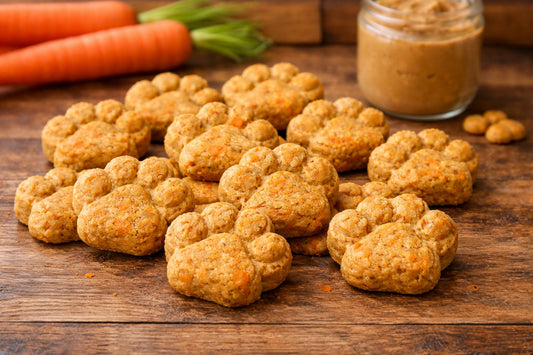 Homemade Carrot And Peanut Butter Dog Treats