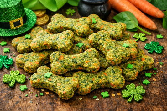 Spinach And Carrot Dog Treats