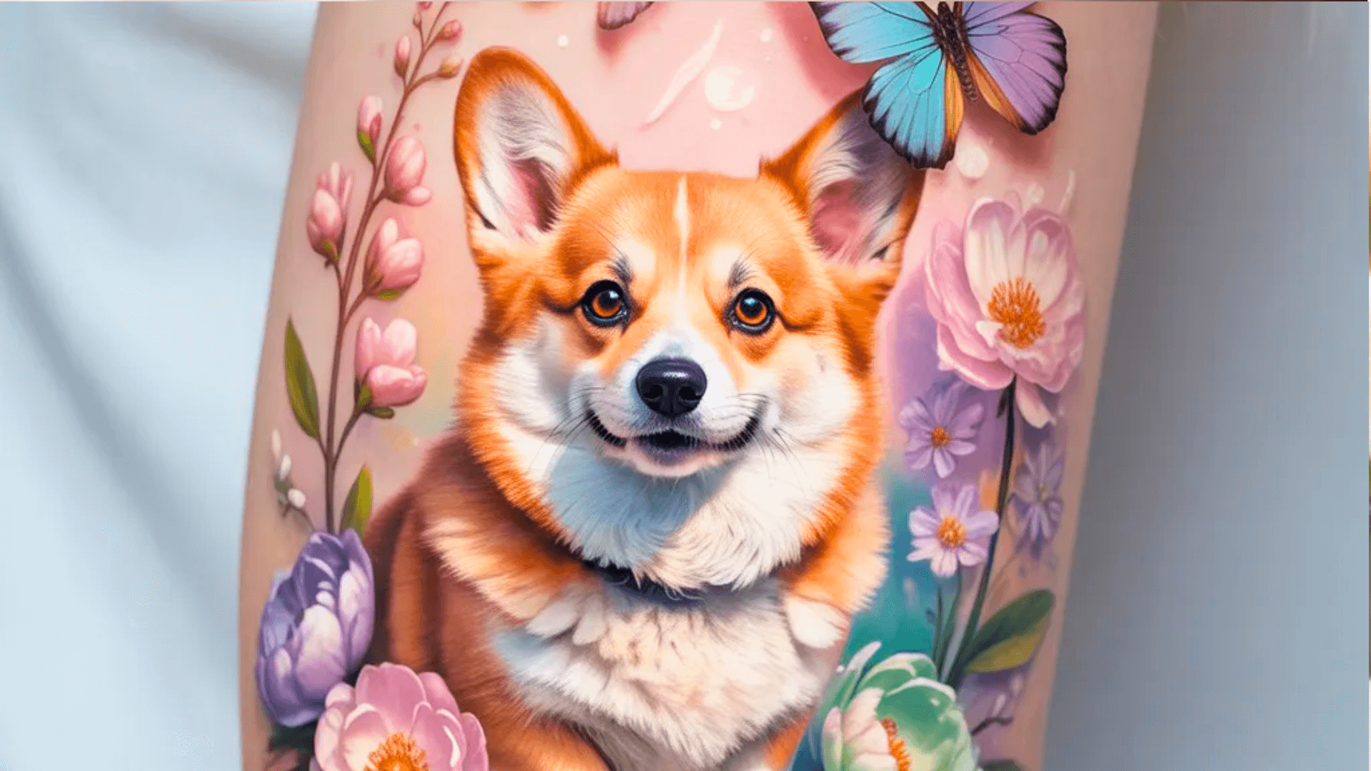 Corgi Dog Tattoo Memorial Ideas