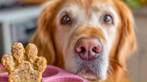 Dog Treats Homemade Peanut Butter Banana Oats