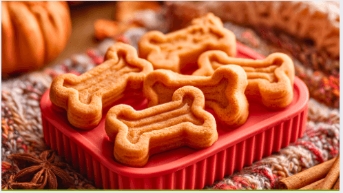 Peanut Butter And Rolled Oats Dog Treats