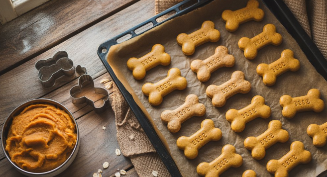 Dog Treats With Pumpkin Puree
