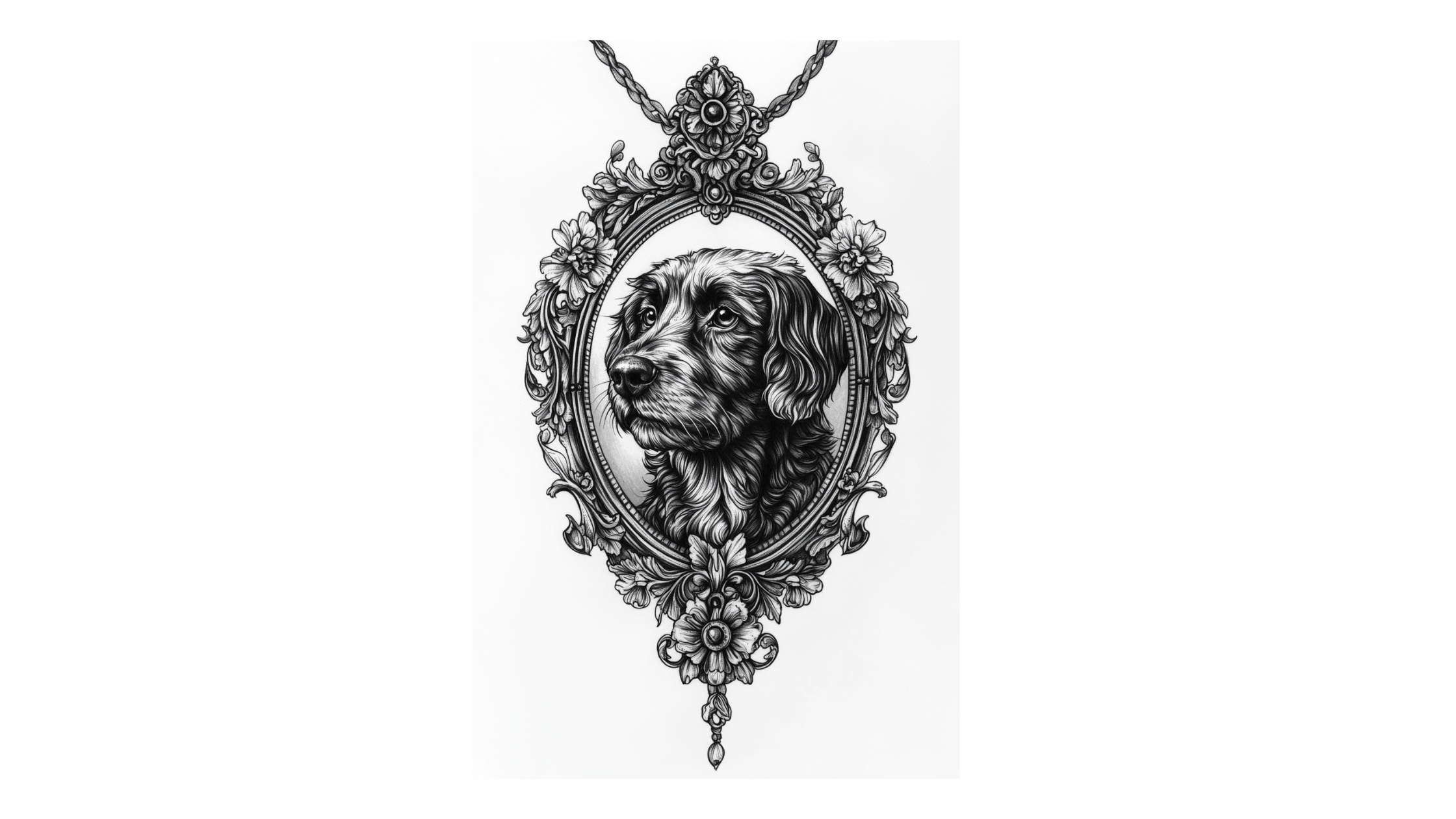 17 Dog Memorial Locket Tattoo Ideas