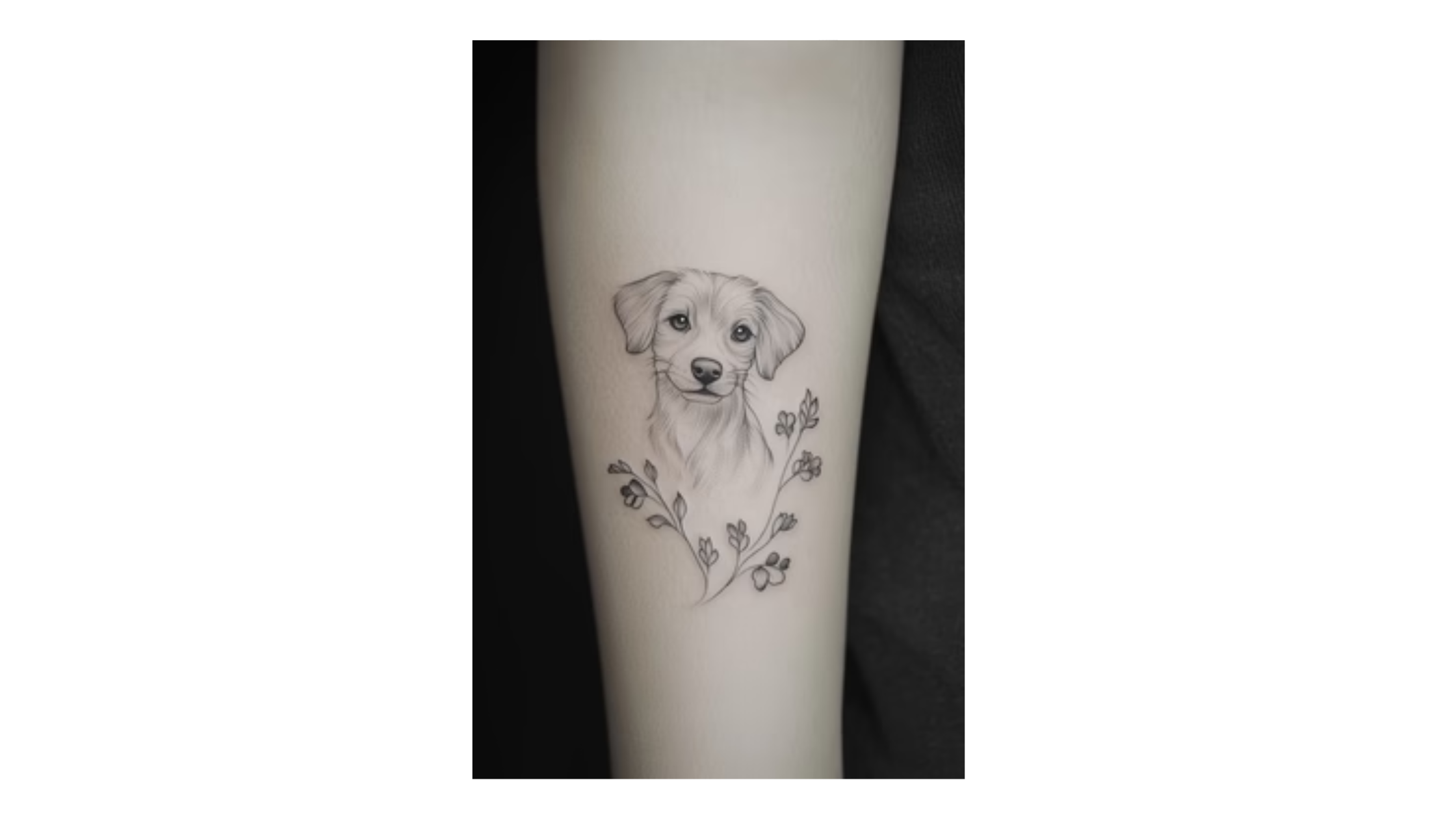 23 Small and Simple Dog Memorial Tattoo Ideas
