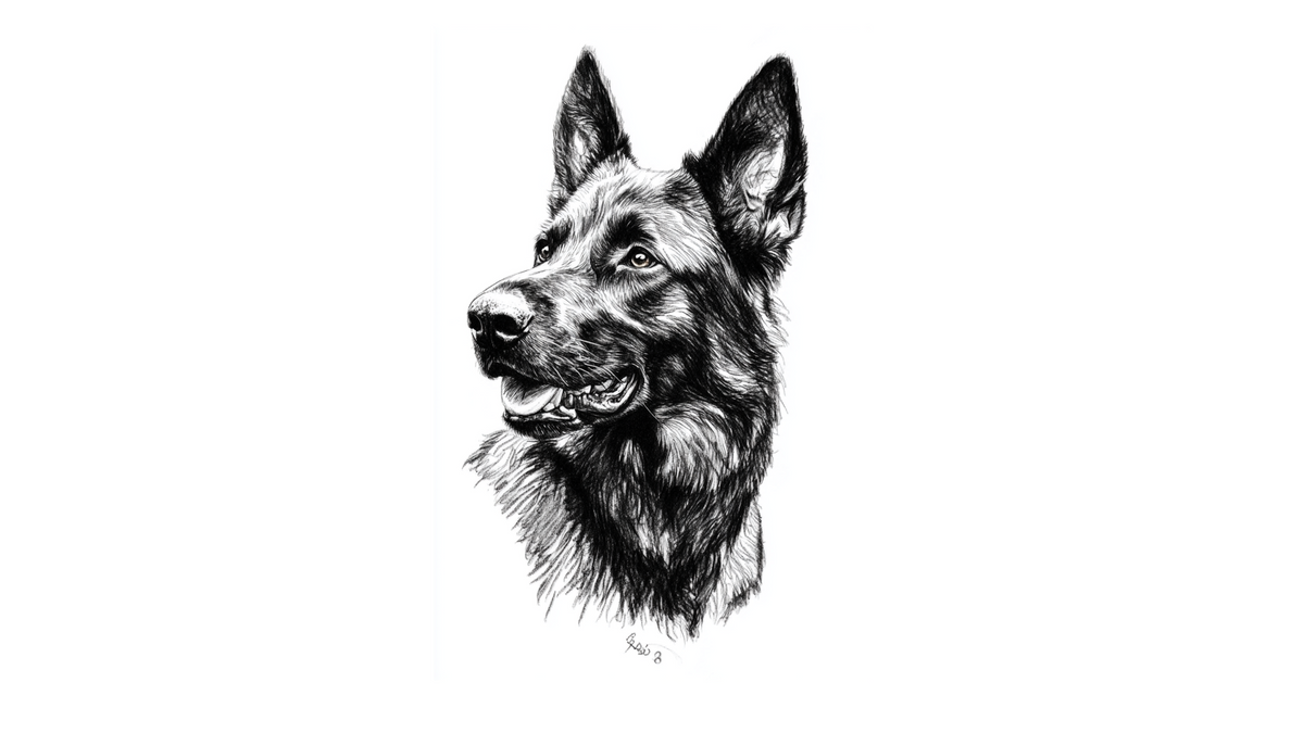21 German Shepherd Memorial Tattoo Ideas