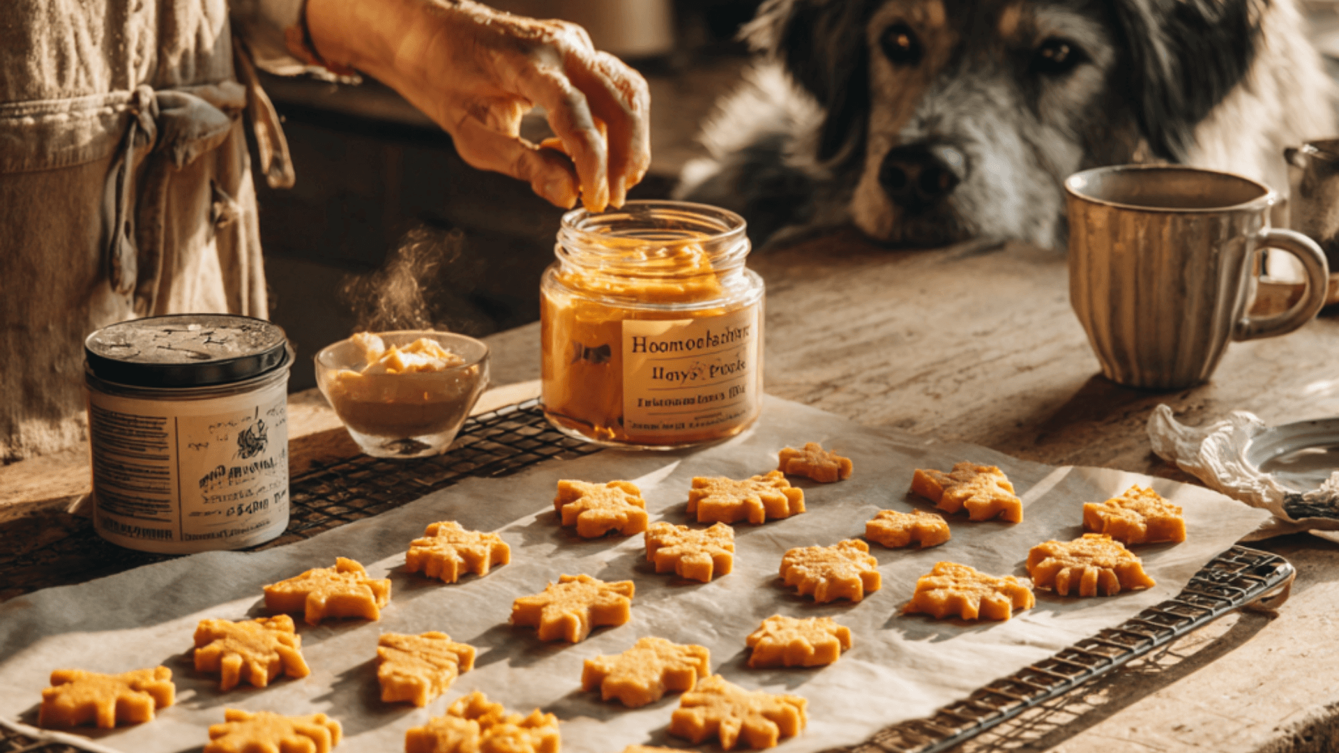 Dog Treats with Pumpkin Puree and Oats