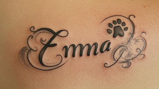 17   Dog Memorial Tattoo Ideas With a Name