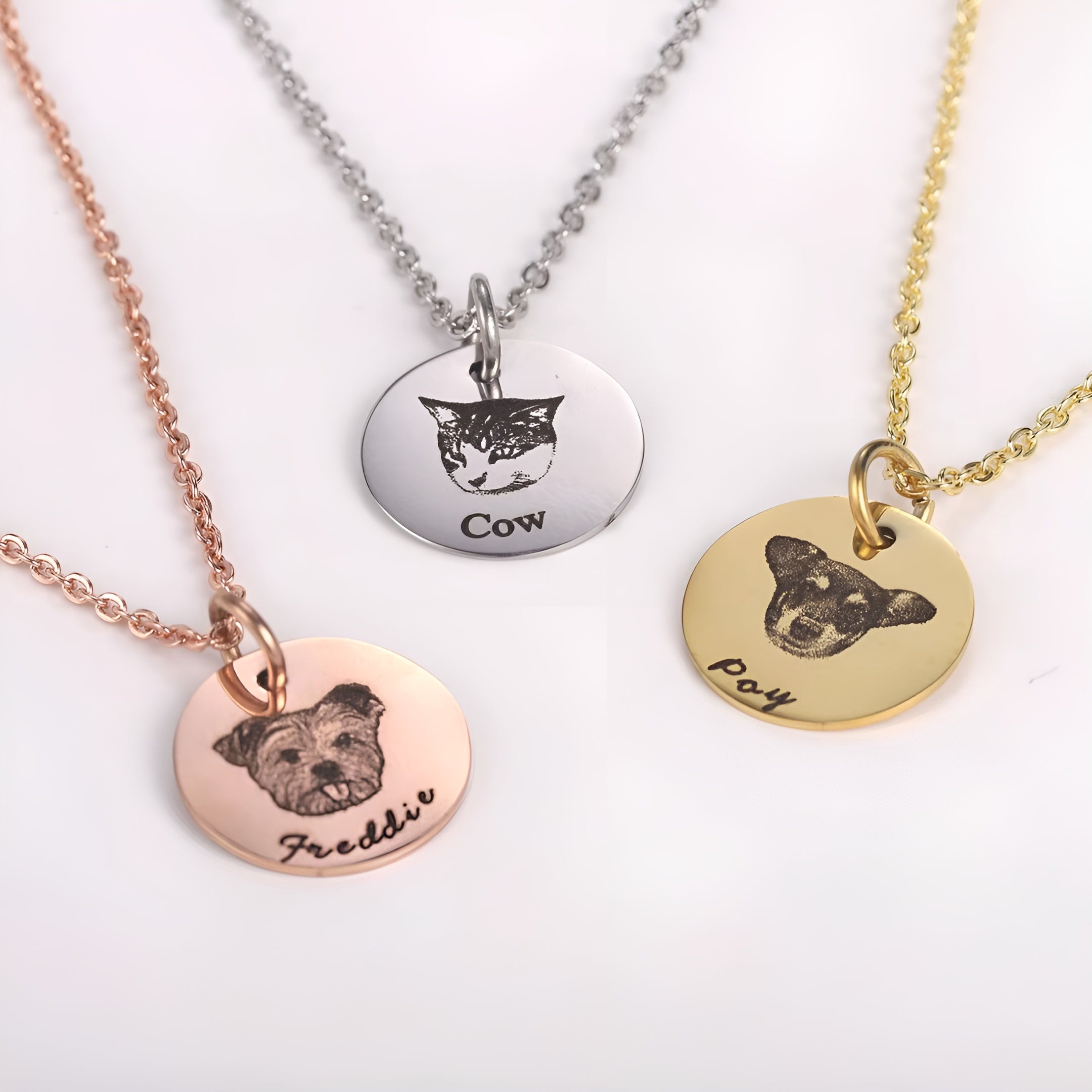 Pet Portrait Necklace