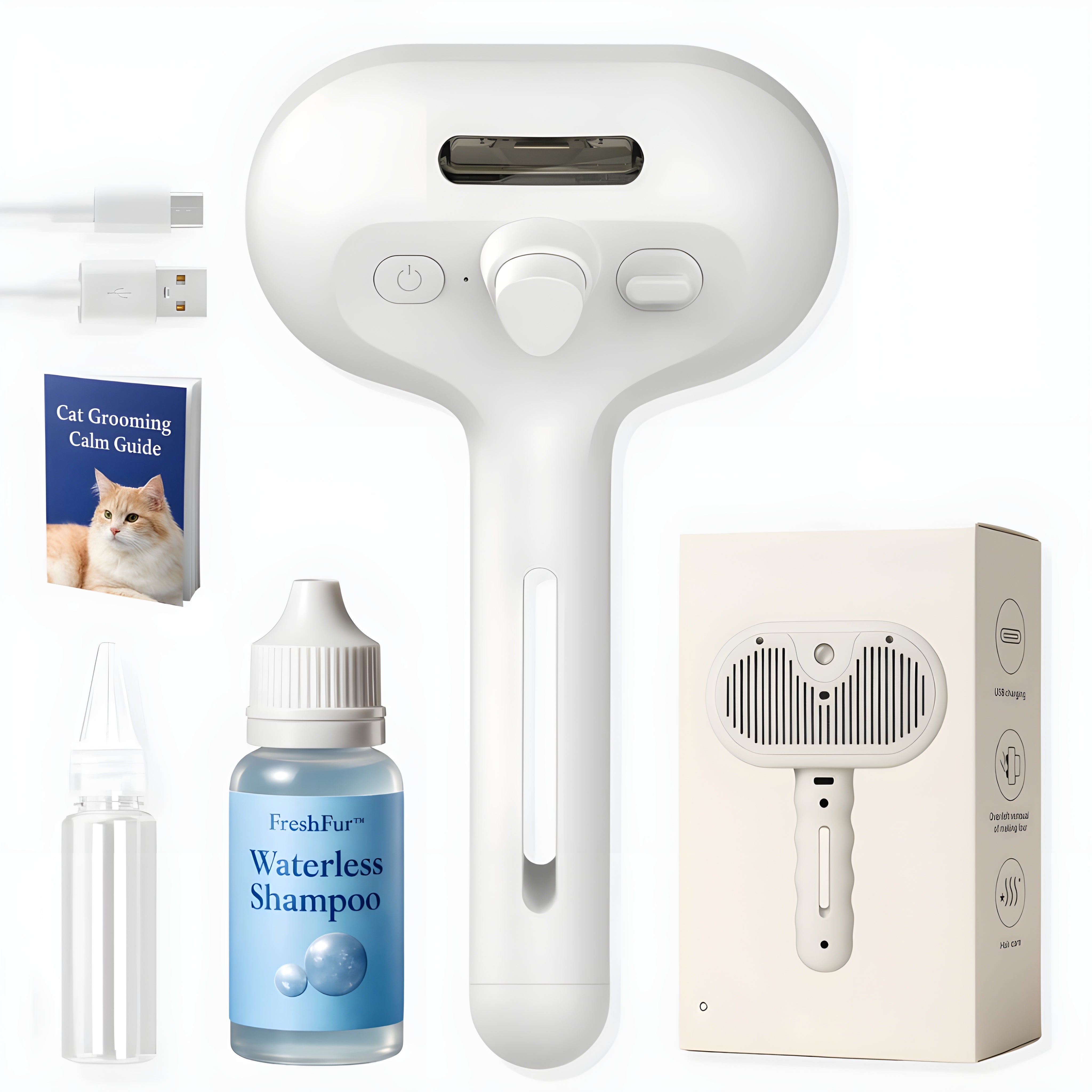 FreshFur™ Mist Brush for Cats