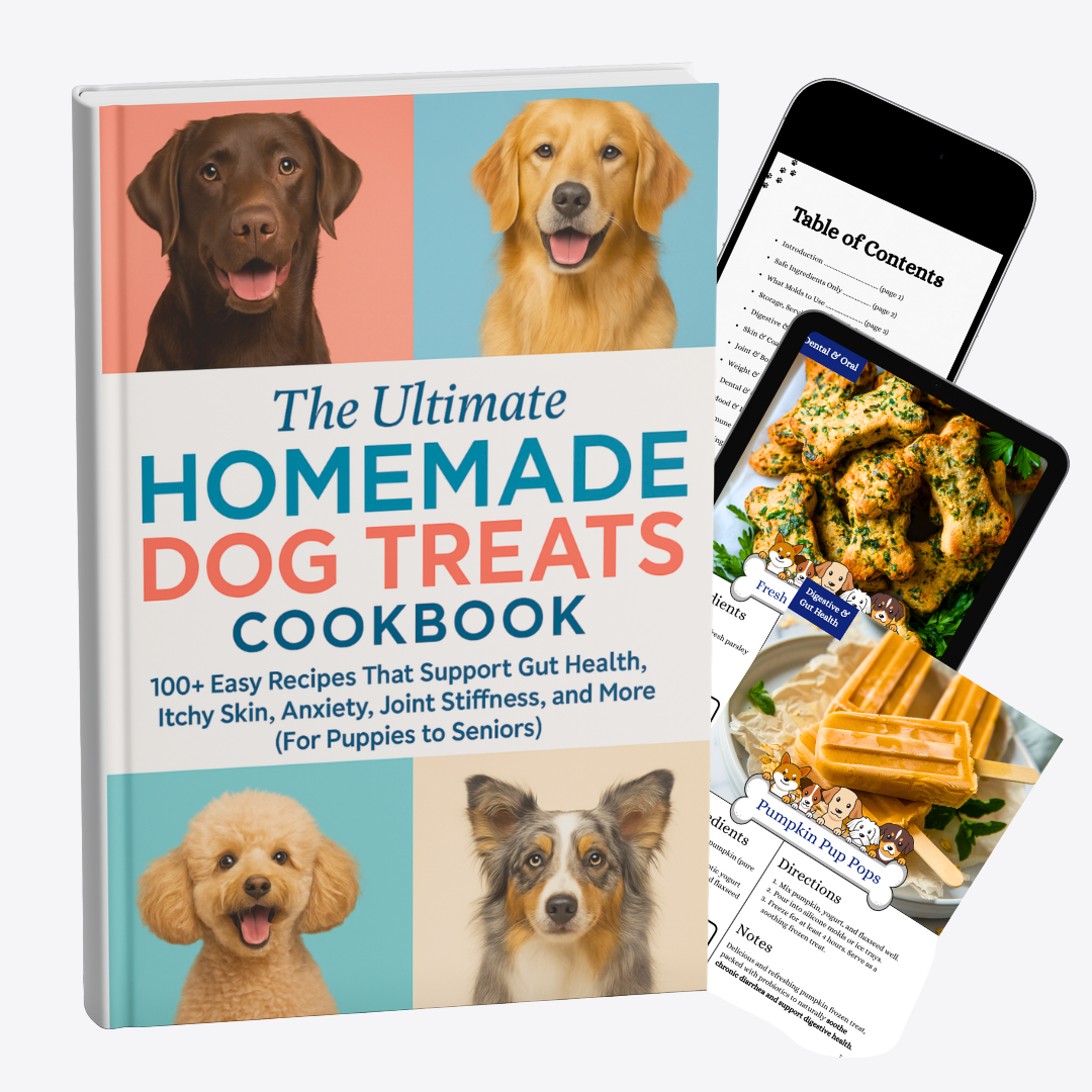 100+ Homemade Dog Treats Cookbook (Digital Download)