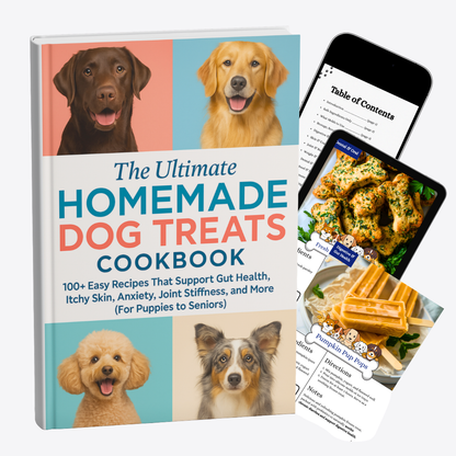 100+ Homemade Dog Treats Cookbook (Digital Download)