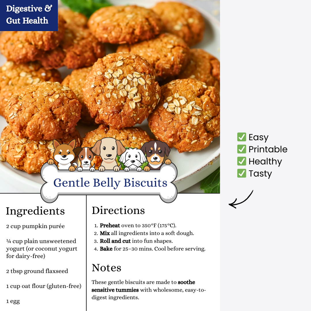 100+ Homemade Dog Treats Cookbook (Digital Download)