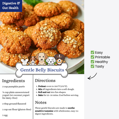 100+ Homemade Dog Treats Cookbook (Digital Download)