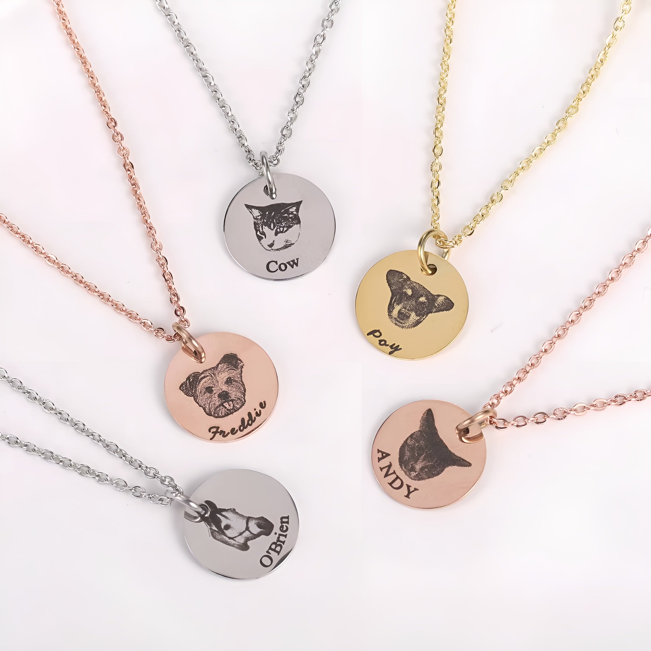 Pet Portrait Necklace