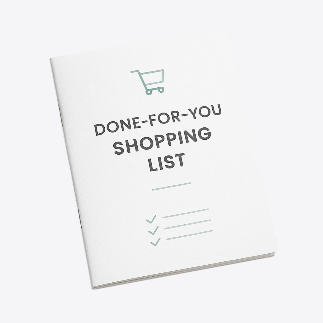 Done-For-You Shopping List
