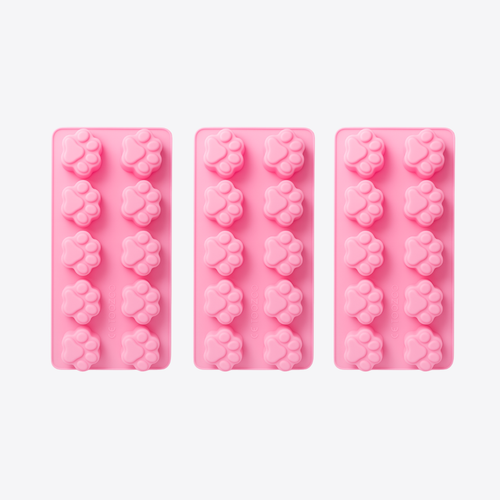 3x Paw Silicone Molds