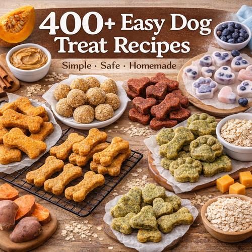 400 Easy Dog Treat Recipes